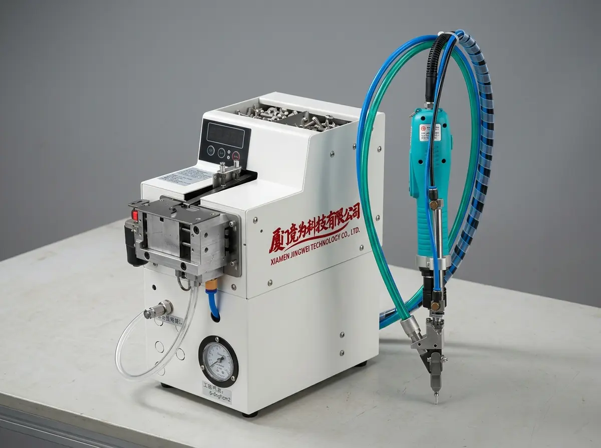 Alimentatore a Vite Pneumatico per Staffe Foro Profondo | JINGWEI