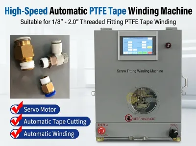 Nastratrice PTFE Automatica per Giunti Filettati WPM-1308