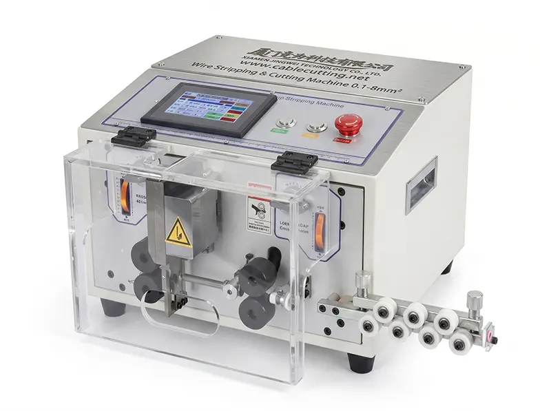 Spelafili e Tagliafili Touch Screen WPM-ES – Macchina Automatica per Cablaggi Industriali