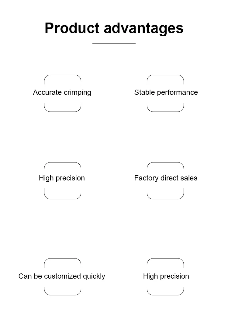 Customized crimping mold, wire crimping machine die, Six side mold, change for the terminal machine Stampo di crimpatura personalizzato, matrice per crimpatrice a filo, stampo a sei lati, cambio per la macchina terminale