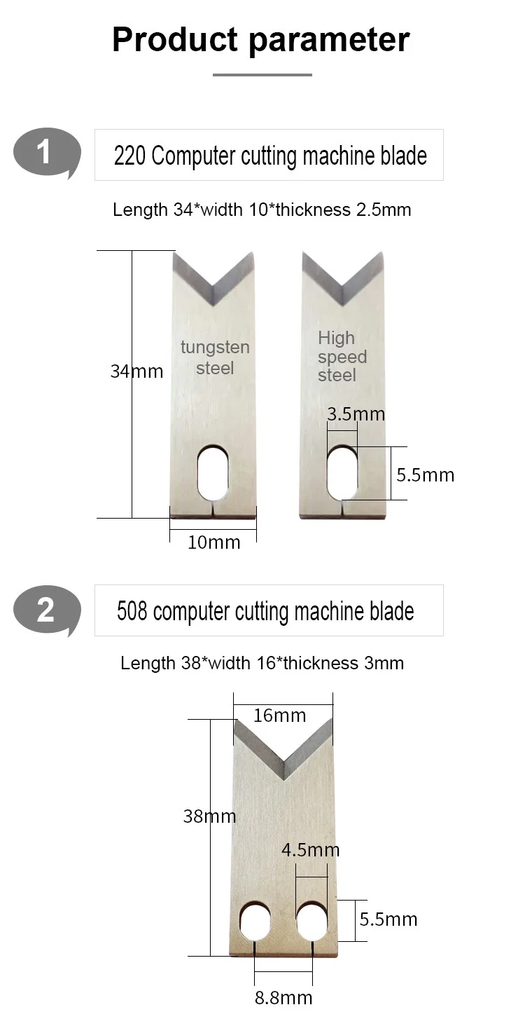 Precision Blade for wire stripping machine cable cutting machine, Otp Blade, Stripper Blade, Wire Cutting Machine Blade Lama di precisione per macchina spelafili macchina per il taglio dei cavi, lama Otp, lama spogliarellista, lama per macchina da taglio a filo