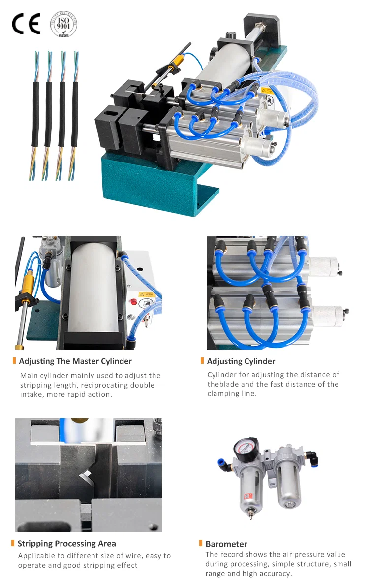 Wire Cable Peeling Machine, Wire Stripper, Cable Peeling Machine Pelatrice per cavi metallici, spelafili, pelatrice per cavi