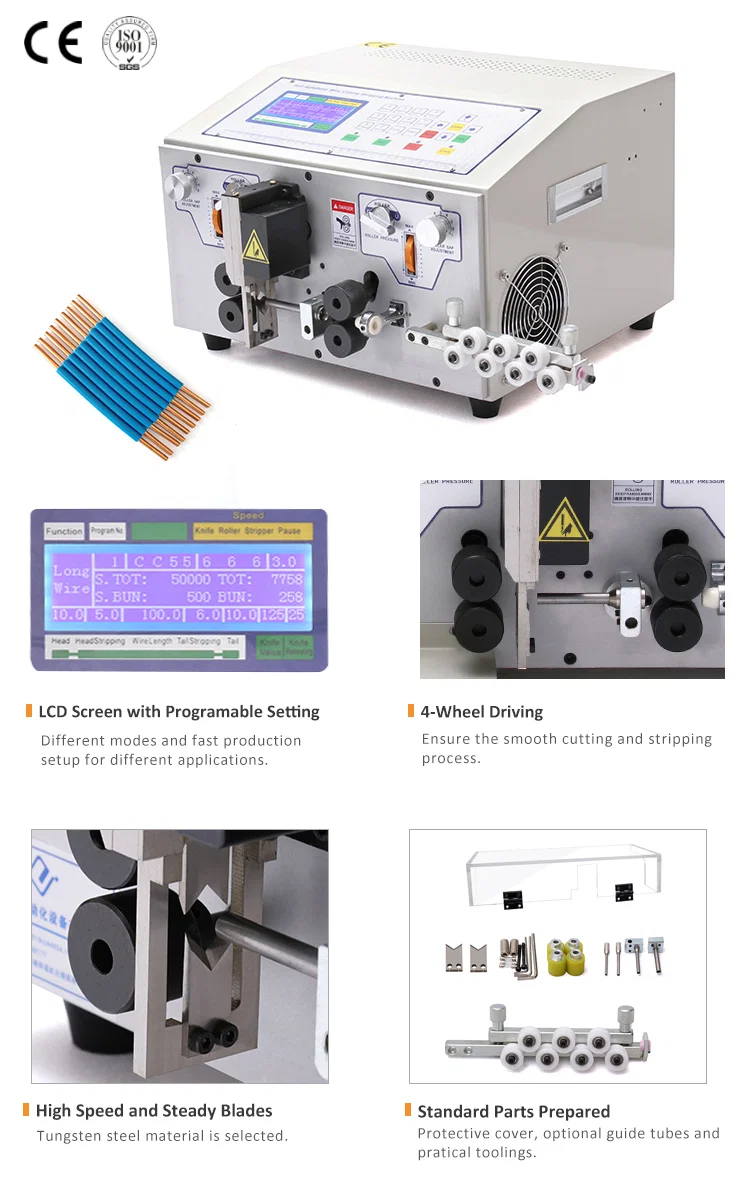 Cable stripping machine, Wire Cutting Machine, Automatic Stripping Machine Macchina spelacavi, Macchina da taglio a filo, Macchina spelafili automatica