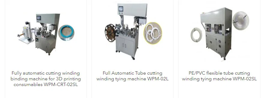 Macchine automatiche per avvolgere e legare cavi. Veloci, precise, che risparmiano manodopera. Aumentano l'efficienza produttiva.