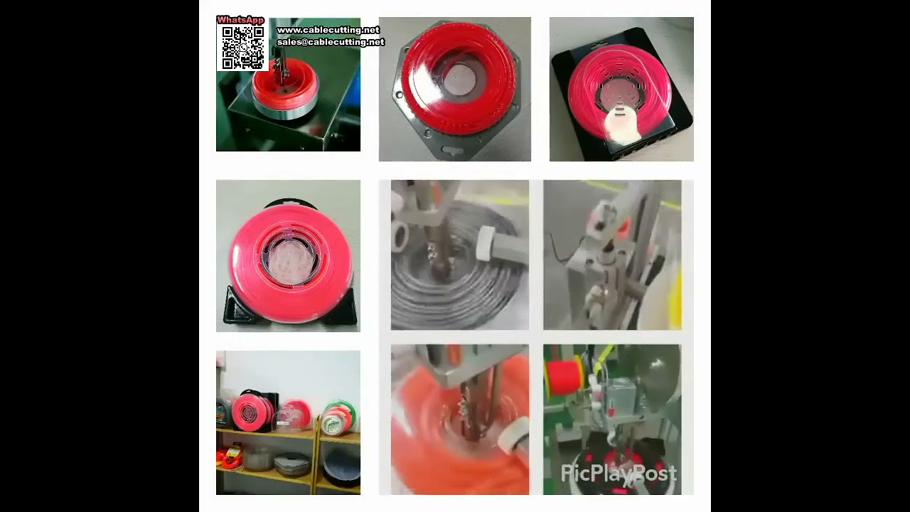 Macchina Avvolgitrice Automatica ad Alta Velocità per Filo Trimmer - Avvolgimento su Blister