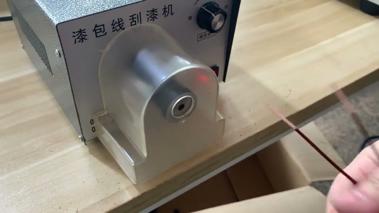 Macchina spellafilo smalto rame WPM-550: stripper e raschiatore automatico