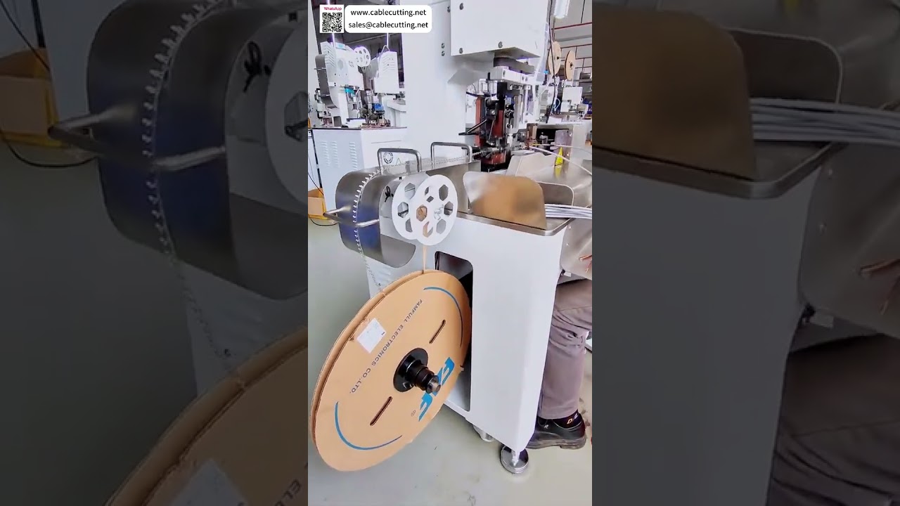 Macchina Automatica per Spellatura Cavi Multipolari e Crimpatura Terminali - Attrezzatura per Cablaggi