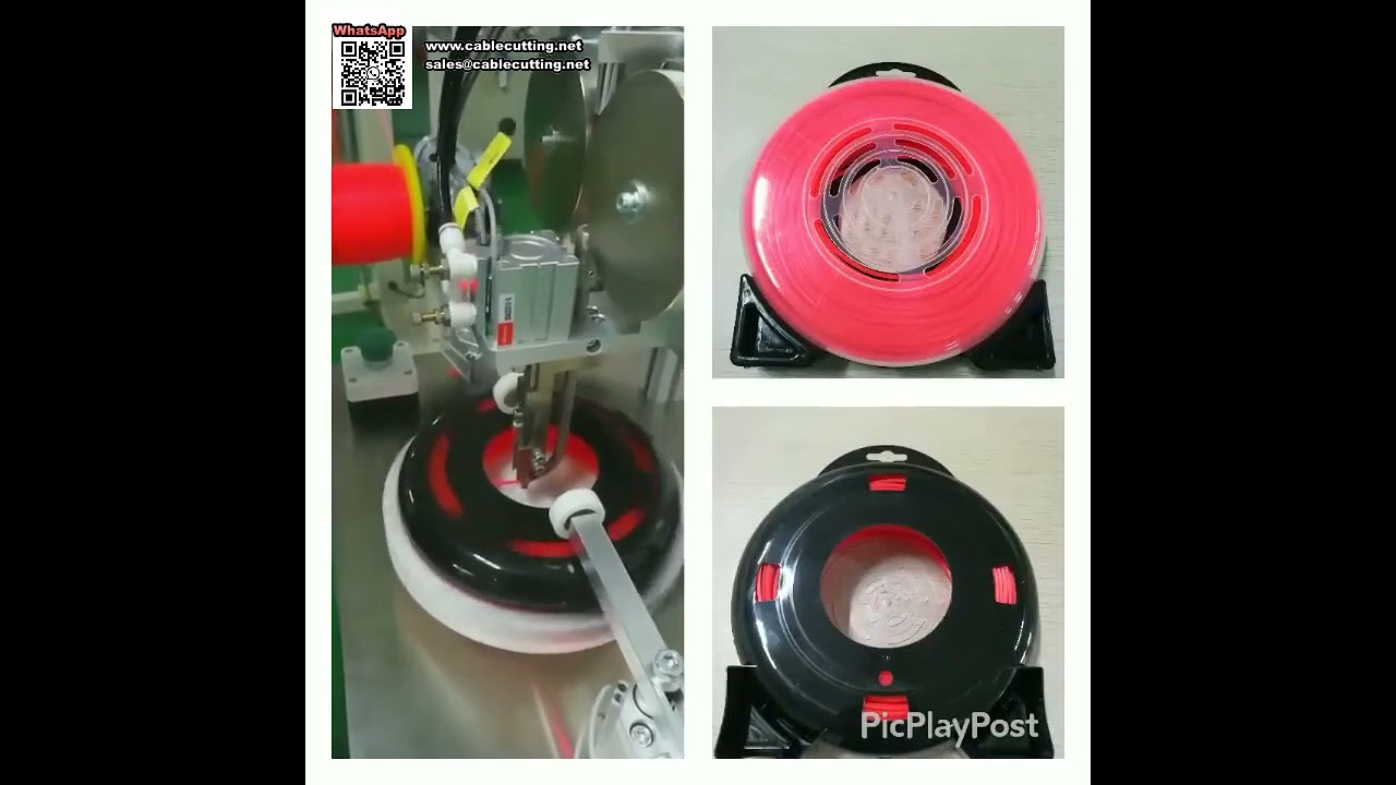 Macchina Automatica Industriale per Avvolgimento Blister per Imballaggio Filo Tagliaerba