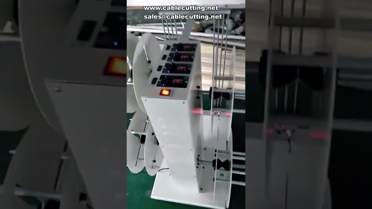 Svolgifilo a 4 assi: Taglio, Spelatura e Crimpatura Automatica