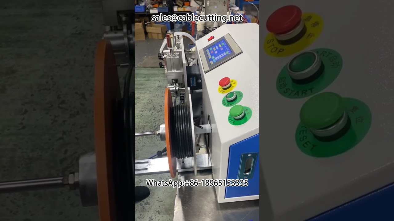 Macchina automatica per conteggio metri, taglio, avvolgimento e riavvolgimento di precisione