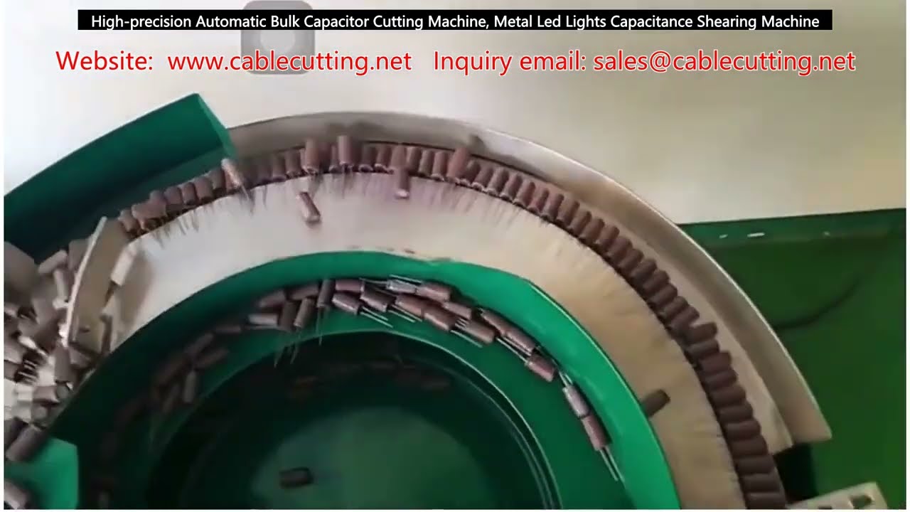 Macchina Automatica di Precisione per Taglio Condensatori in Serie, Taglio Condensatori per LED Metallici