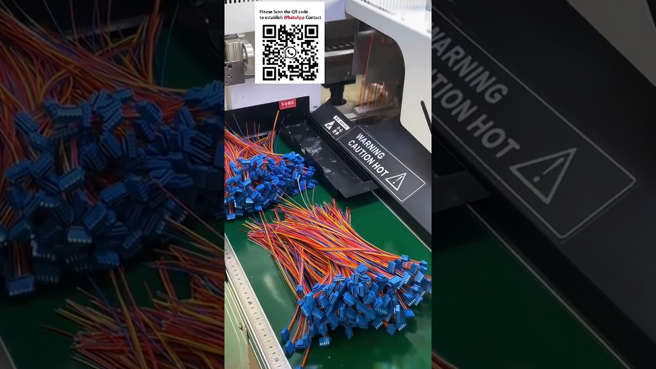 Macchina Automatica per Inserimento e Stagnatura Fili - Attrezzatura per Cablaggi EV