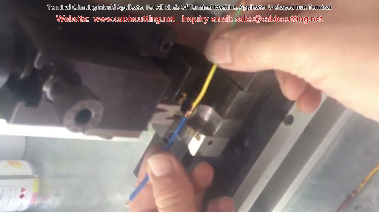 Stampo Applicatore per Crimpatura Terminali a U per Tutti i Tipi di Macchine per Terminali