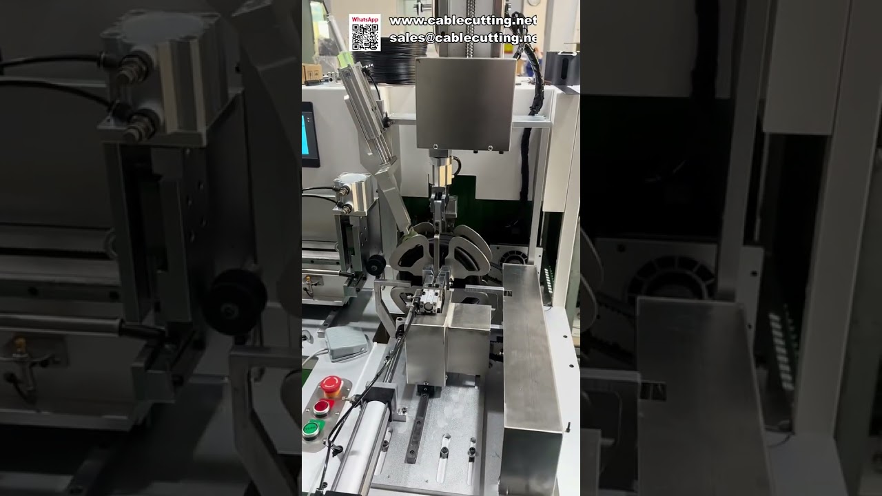 Macchina automatica contometri, taglio, avvolgimento e legatura fili