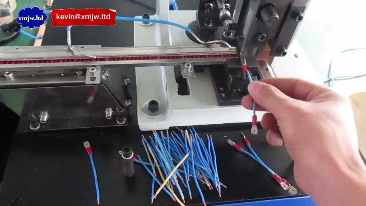 Macchina Crimpatrice Automatica per Terminali Liberi con Alimentatore a Ciotola Vibrante - Crimpatura Singolo Golfare