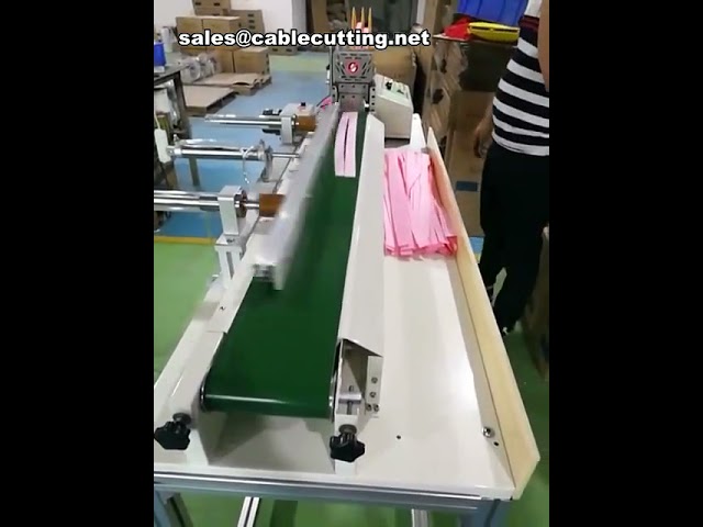 Taglierina Automatica per Cinghie in Poliestere - Macchina da Taglio Elettrica Industriale