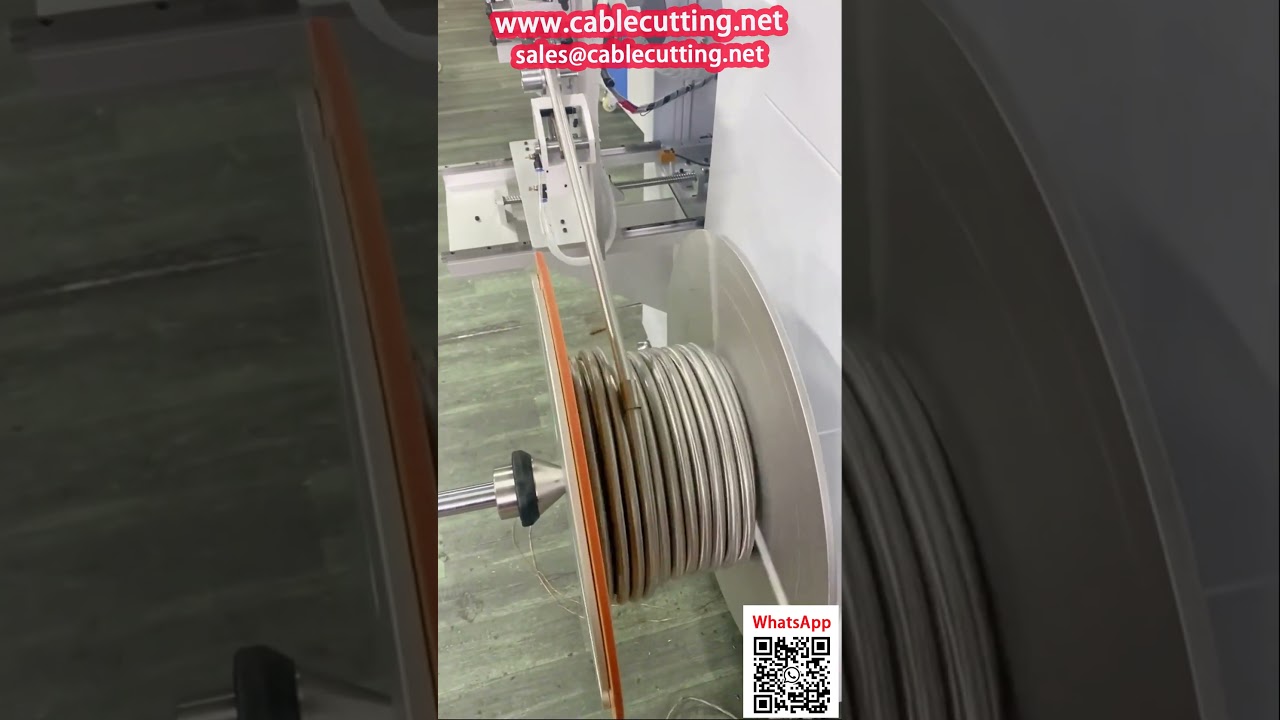 Macchina Avvolgimento Tubo Flessibile Metallico per Bagno – Contometraggio Automatico