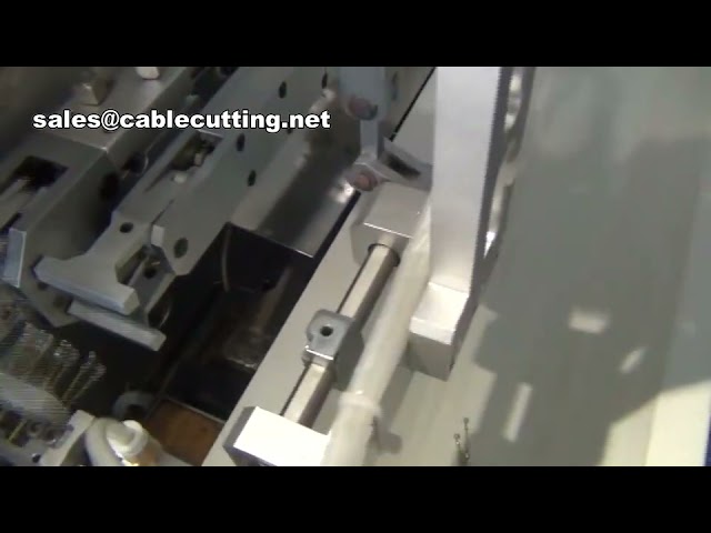 Macchina Completamente Automatica per Crimpatura Terminali, Taglio, Spelatura e Stagnatura di Cavi Piatti e Fili