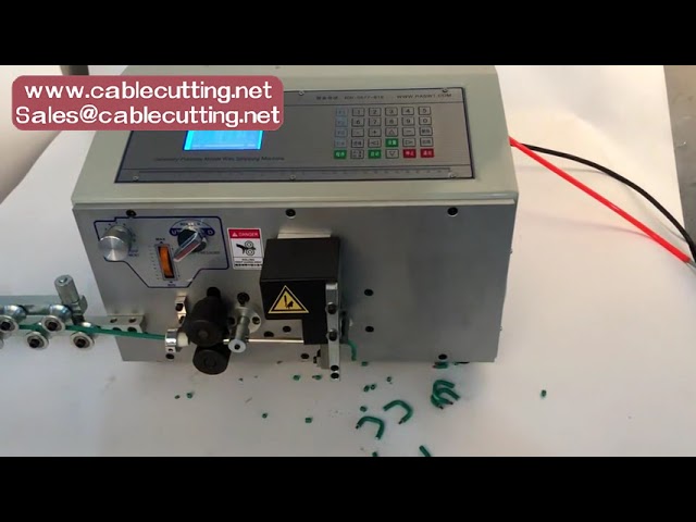 Macchina automatica per taglio, spelatura e piegatura cavi elettrici - Piegatrice fili automatica
