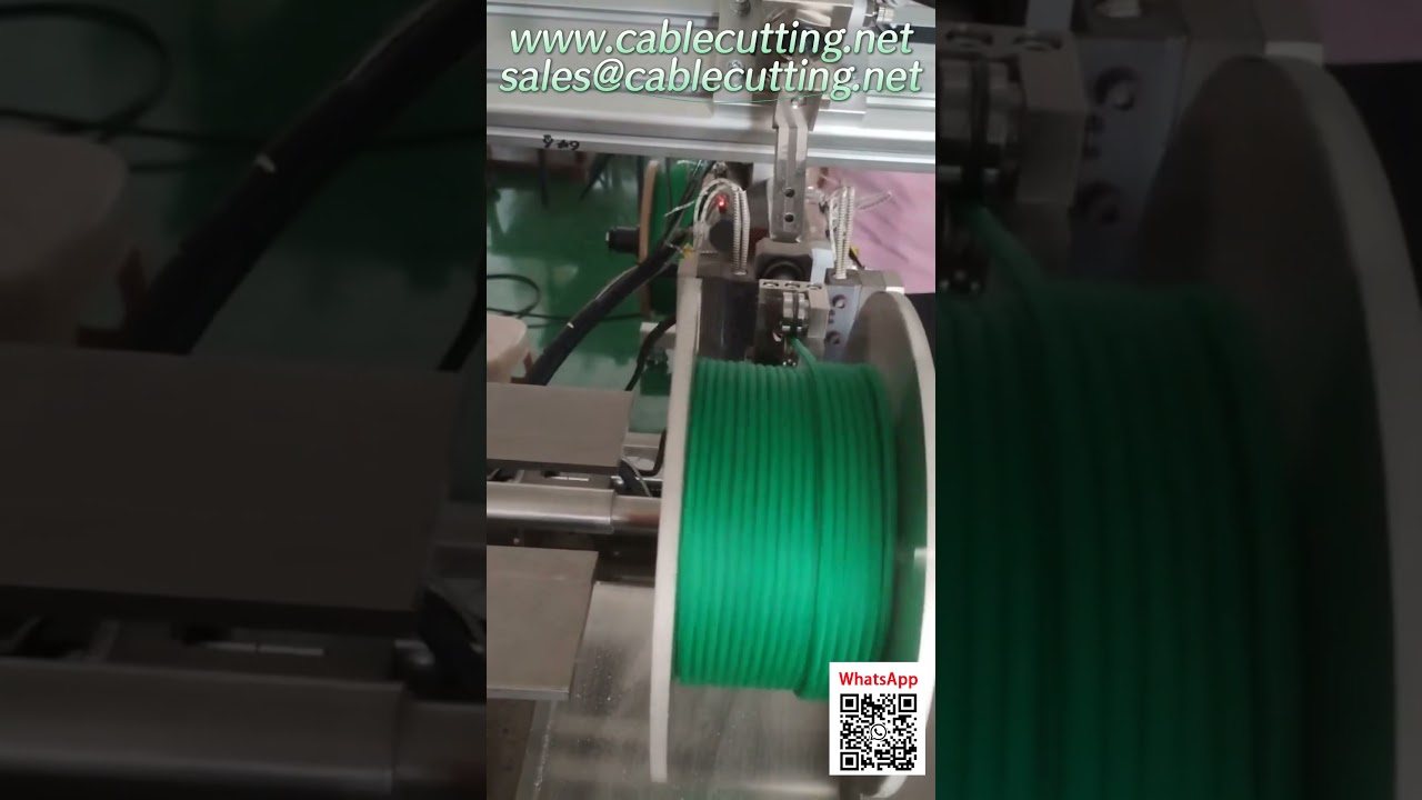 Macchina Automatica per Fascettatura Bobine di Corda 4mm x 100m