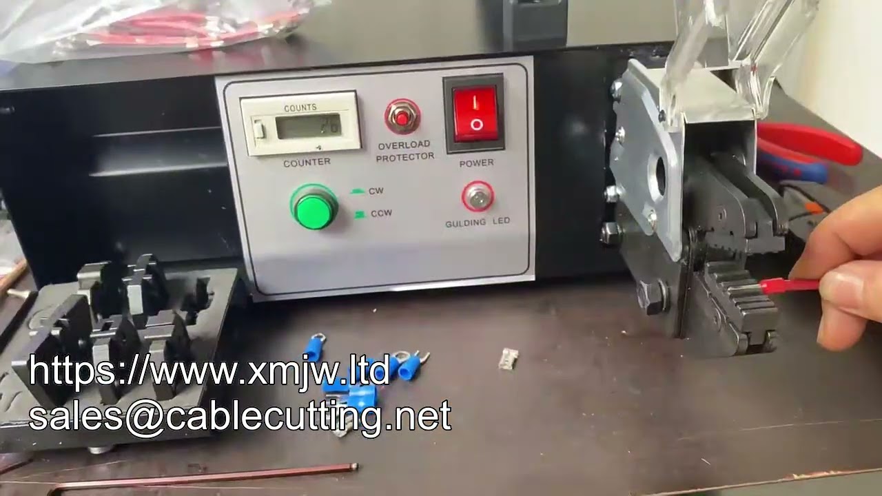 Macchina Elettrica per Taglio, Spellatura e Crimpatura Automatica