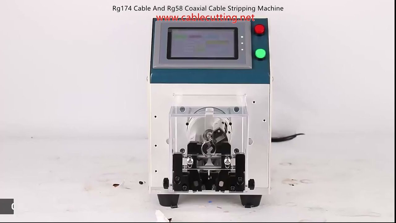 Macchina Spelacavi Coassiali RG174 e RG58 - Precisione Automatizzata