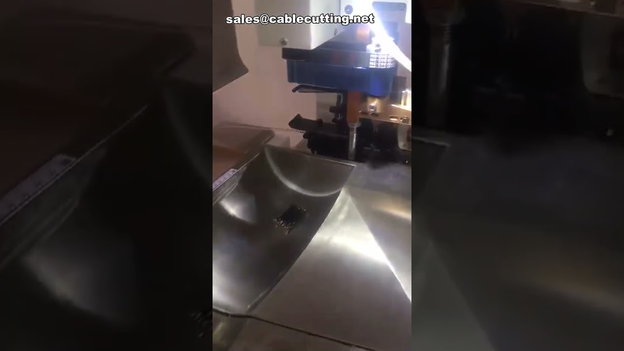 Macchina spellafili e crimpatrice automatica a doppia crimpatura