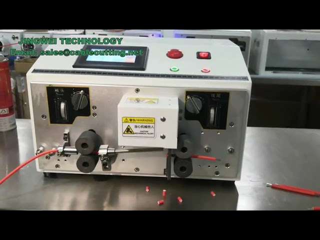 Macchina spelafili e tagliacavi automatica multifunzione per cavi computer 0,5-5 mm²