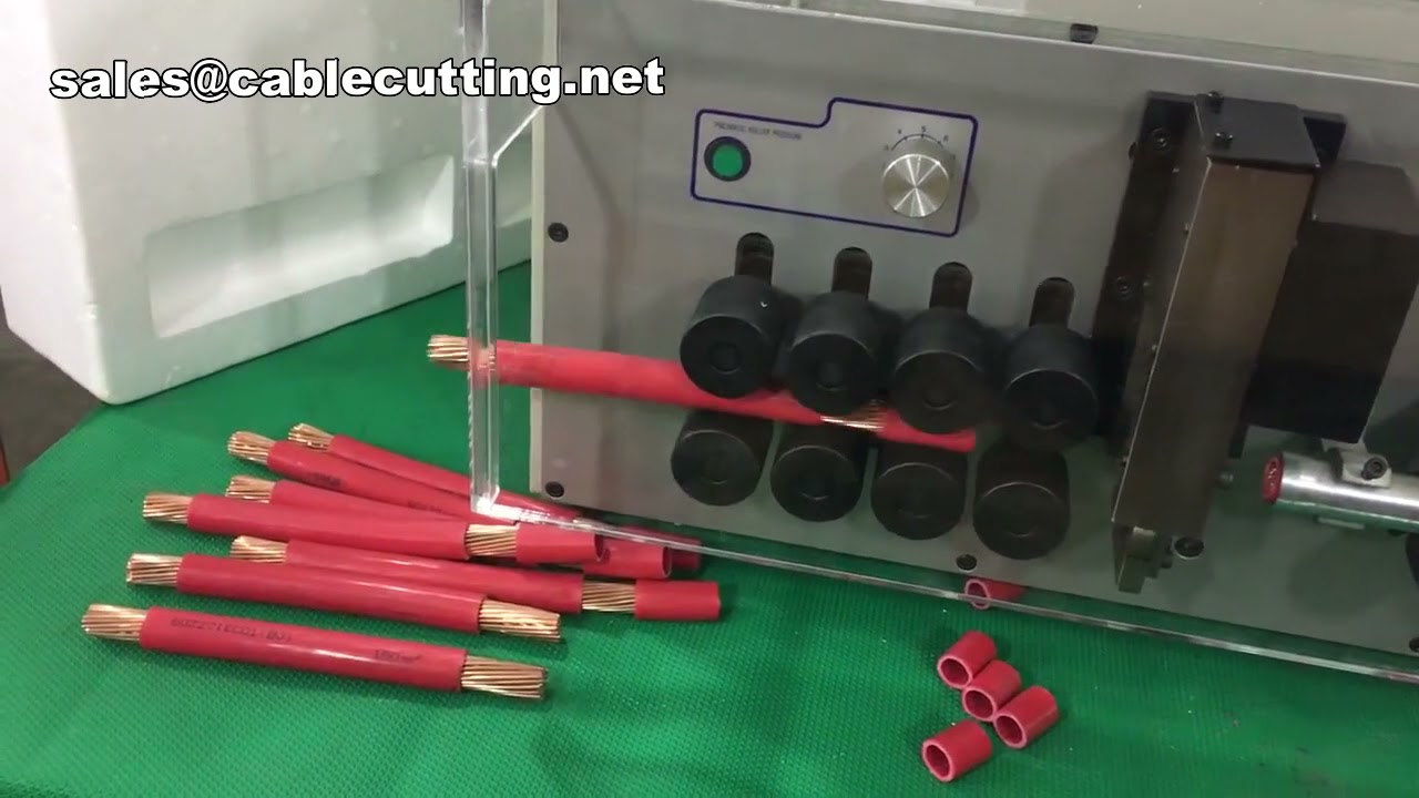 Macchina Spellafili e Tagliafili Automatica per Cavi 16-150mm²