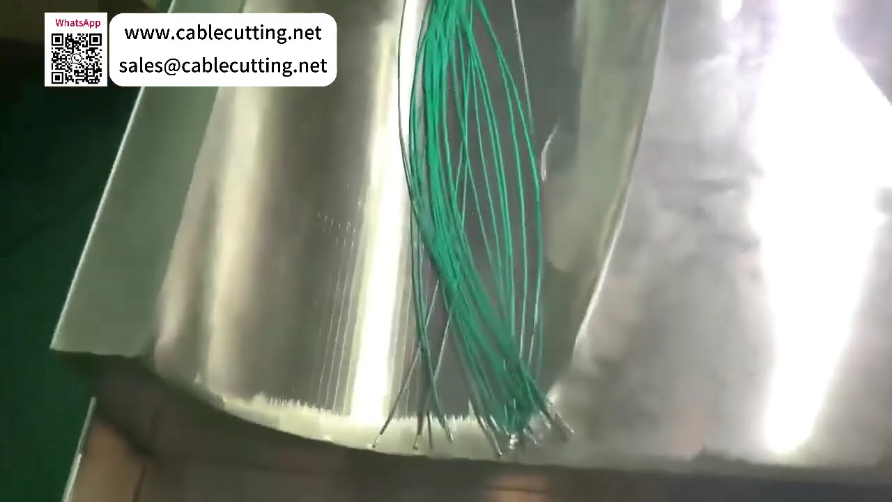Sistema Automatico di Spelatura Doppia Testa e Crimpatura Terminali 1.25 mm²