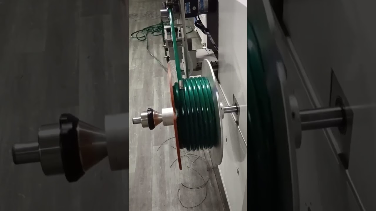 Automatic Wire Meter Counting, Cutting, Sorting & Tube Coiling Machine with Precise Metering