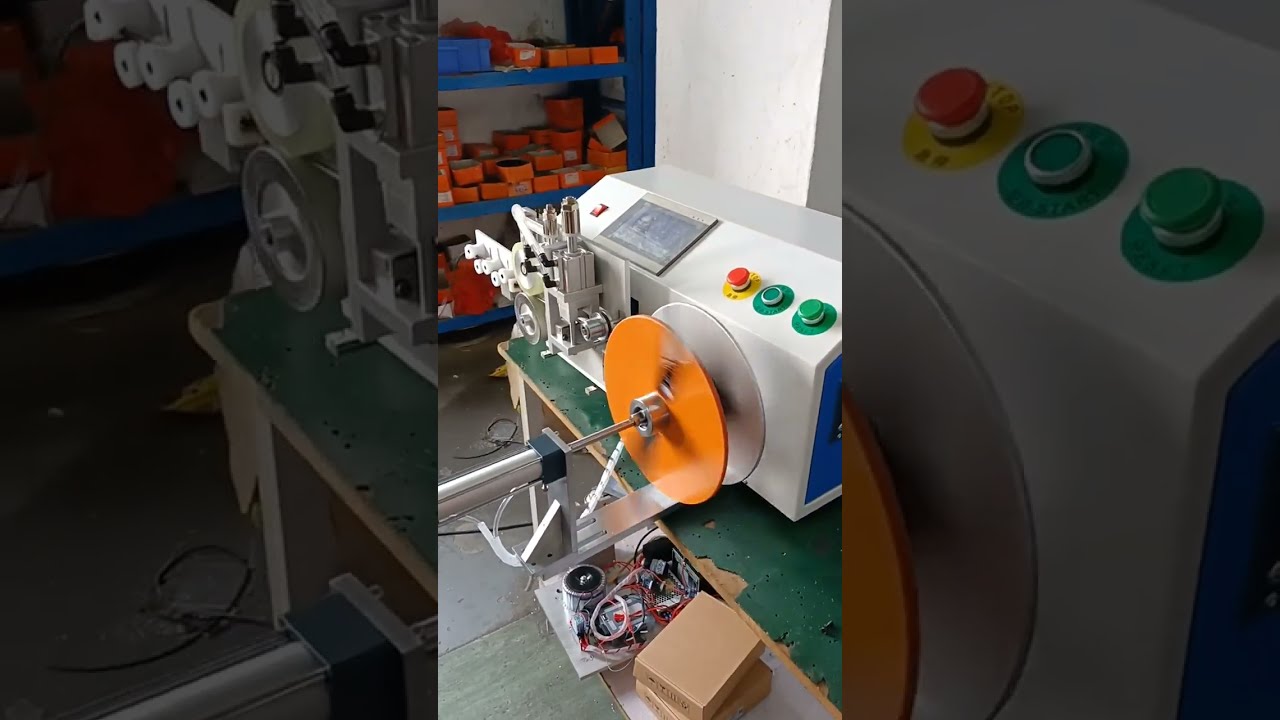 Macchina da Banco Automatica per Conteggio, Selezione, Taglio, Avvolgimento e Bobinatura Fili (Diametro 1-8 mm)