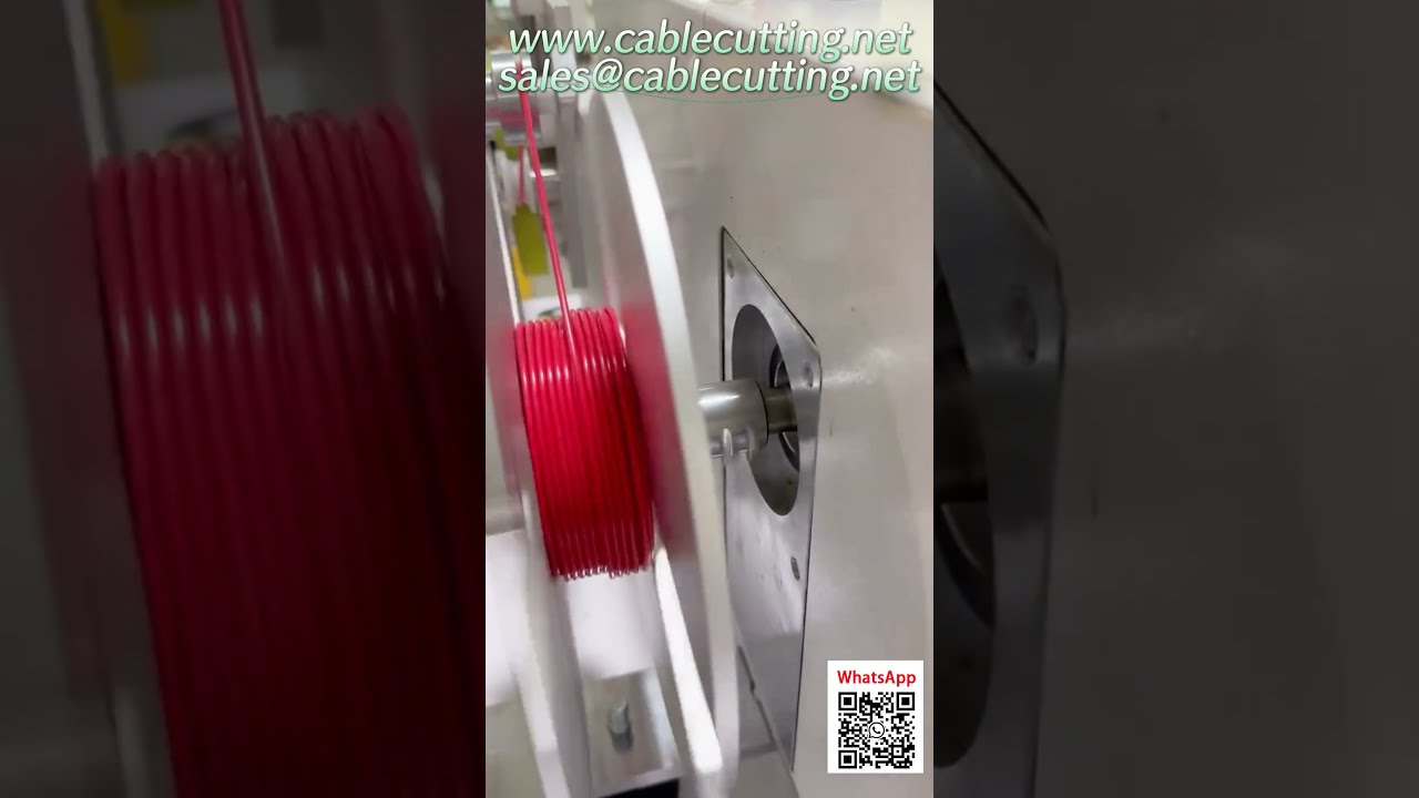Macchina Avvolgitrice Automatica per Cavi con Contatore di Precisione e Taglio