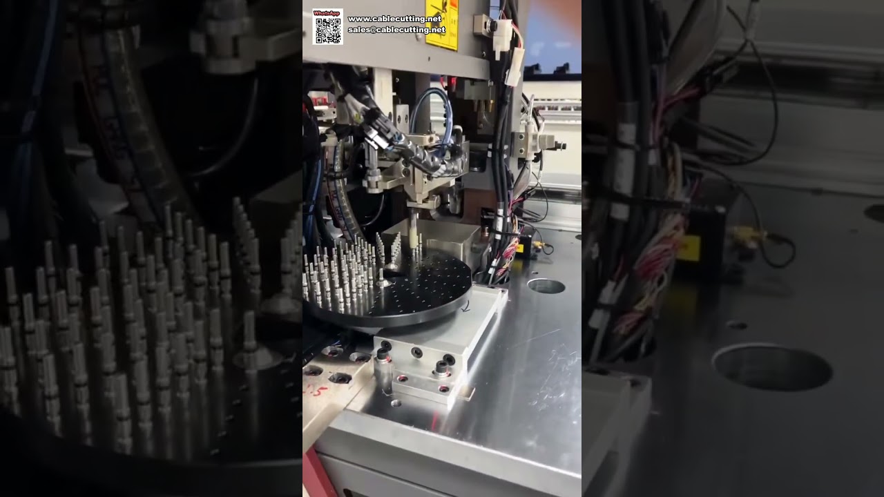 Macchina automatica per crimpatura terminali a doppia estremità e inserzione alloggiamenti singoli