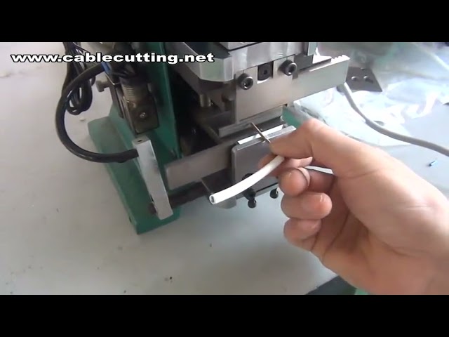 Semi-Automatic Wire Stripping and Twisting Machine | Cable Peeling Machine