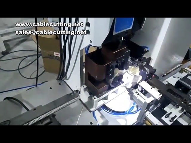 Crimpatrice automatica per terminali sciolti e spellatura cavi - Macchina terminali a corda