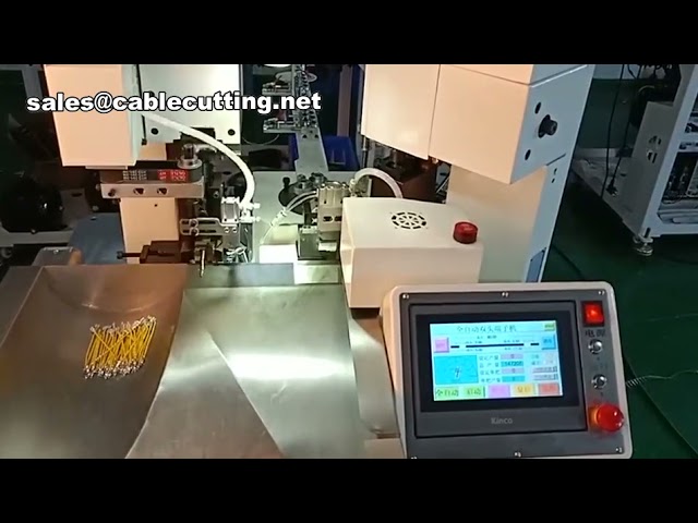 Crimpatrice Automatica per Terminali a Doppia Estremità | Macchina Crimpatrice di Precisione