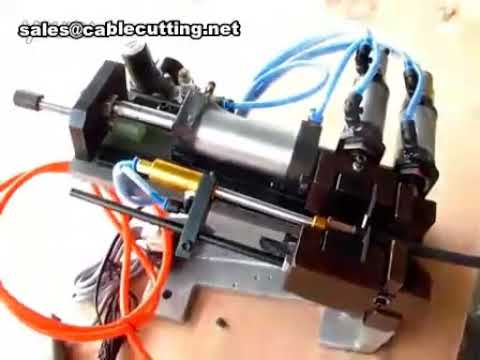 Macchina pneumatica per spellatura cavi: rimozione automatica dell'isolamento esterno