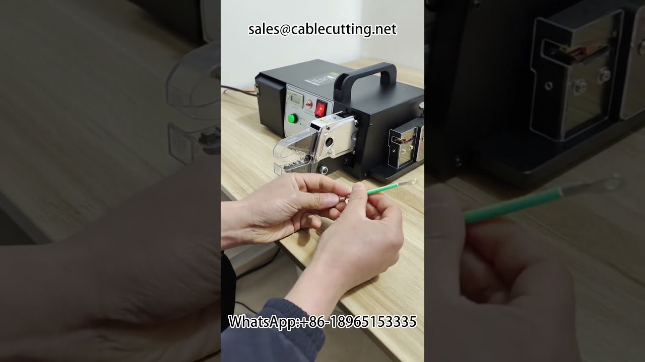 All-in-One Wire Stripping, Shearing, and Crimping Machine with Multi-Mold Kit