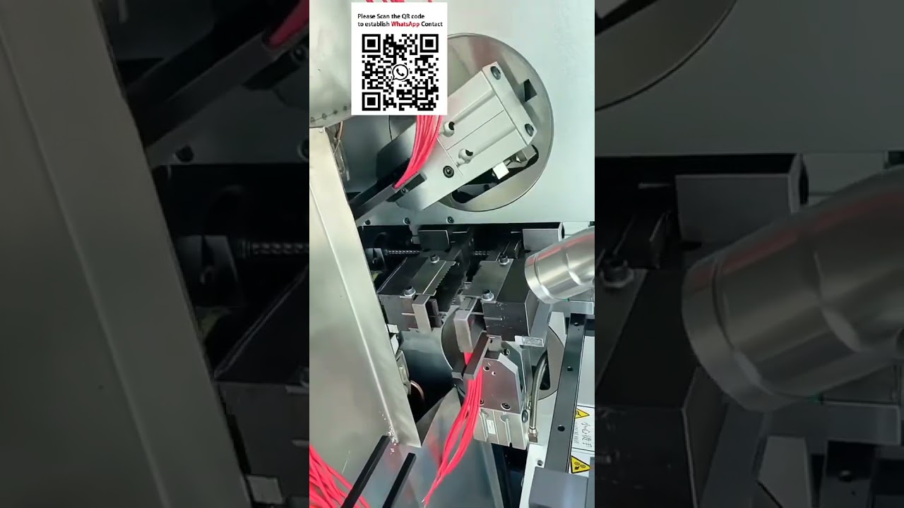 Macchina Automatica per Taglio e Stagnatura di Cavi a Doppia Estremità | Automazione Cablaggi