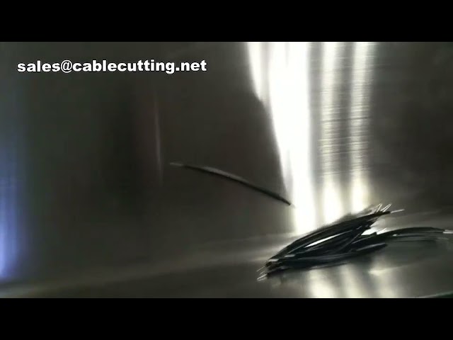 Macchina spellacavi coassiali rotativa semi-automatica per filo di rame - Stripcatore di precisione