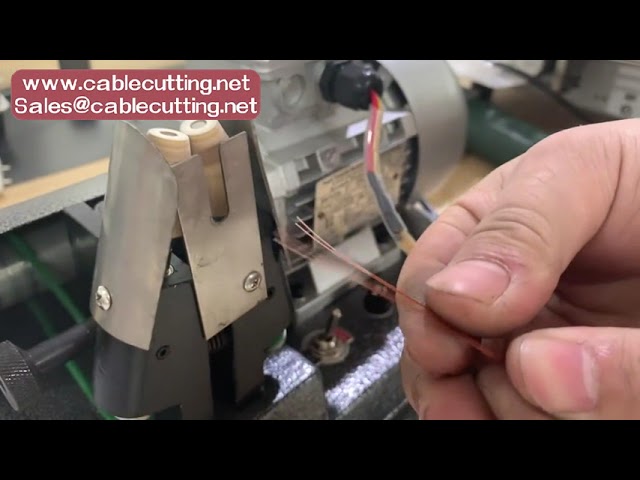 Macchina spellafili per filo smaltato magnetico, spellafili da banco per fili smaltati