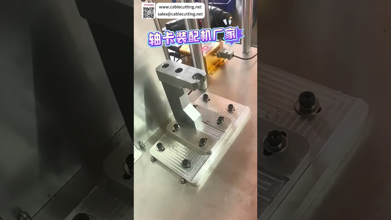 Macchina semiautomatica di precisione per assemblaggio circlip su alberi - Attrezzatura di produzione meccanica