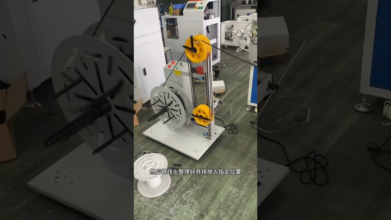 Macchina automatica tutto-in-uno: conteggio, smistamento, taglio, avvolgimento e legatura cavi (Ø 1-15 mm)