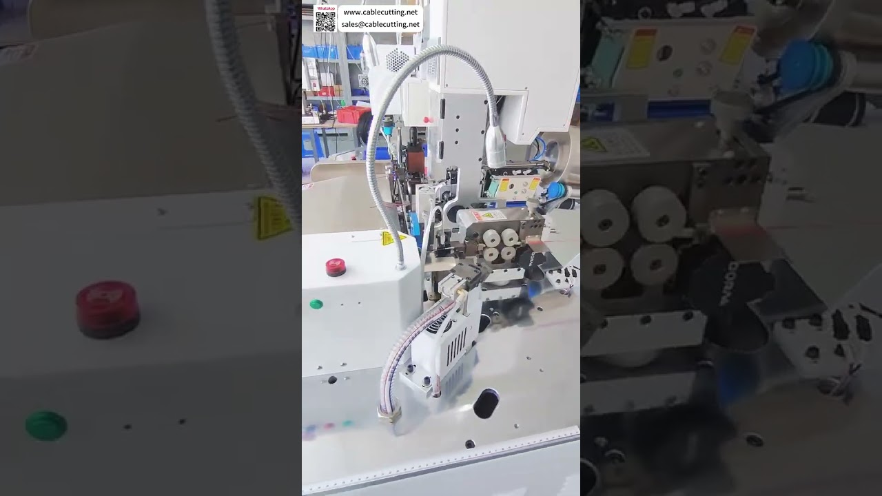 Macchina Automatica per Cablaggio Moto: Inserimento Guarnizione Singola e Torsione - Crimpatrice Automatica