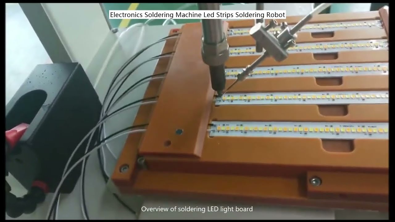 Robot saldatore per strip LED | Macchina automatica per assemblaggio elettronico