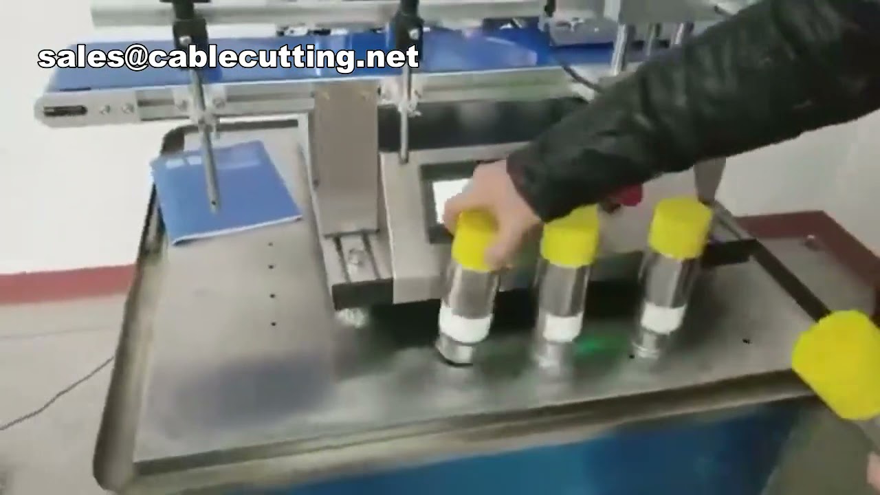 Etichettatrice Automatica da Tavolo per Barattoli e Lattine Rotonde | Macchina per Etichettatura Piccole Bottiglie Full Automatica