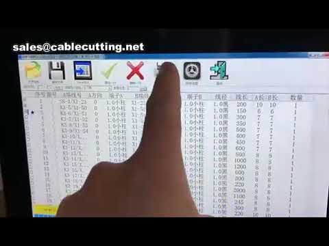 Macchina per Taglio Cavi Intelligente - Taglio Preciso per Lunghezze Diverse