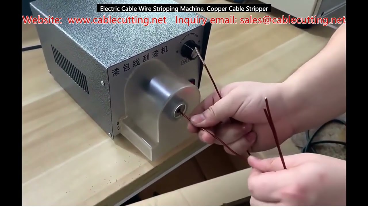 Macchina Spellacavi Elettrica Automatica - Stripper per Cavi di Rame Industriale