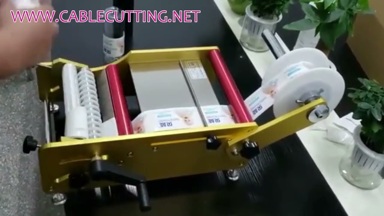 Macchina Etichettatrice per Bottiglie Piccole | Etichettatrice Manuale per Bottiglie Rotonde | Applicatore di Etichette
